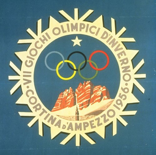 Hur gjorde olympiska spelen 1956 i Cortina d039; Ampezzo