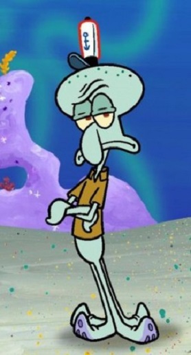 Hur man ritar Squidward steg för steg