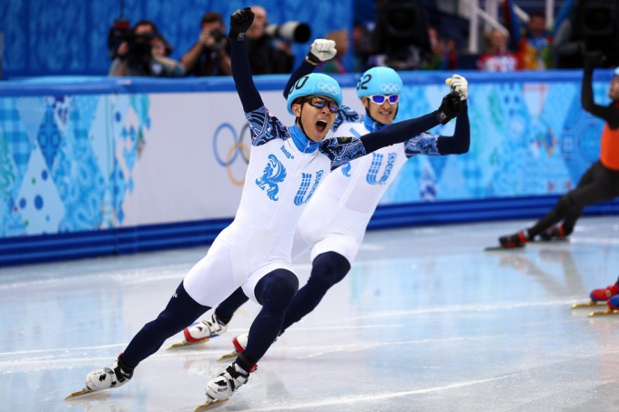 Ryska triumf på kortspåret vid Olimiada i Sochi